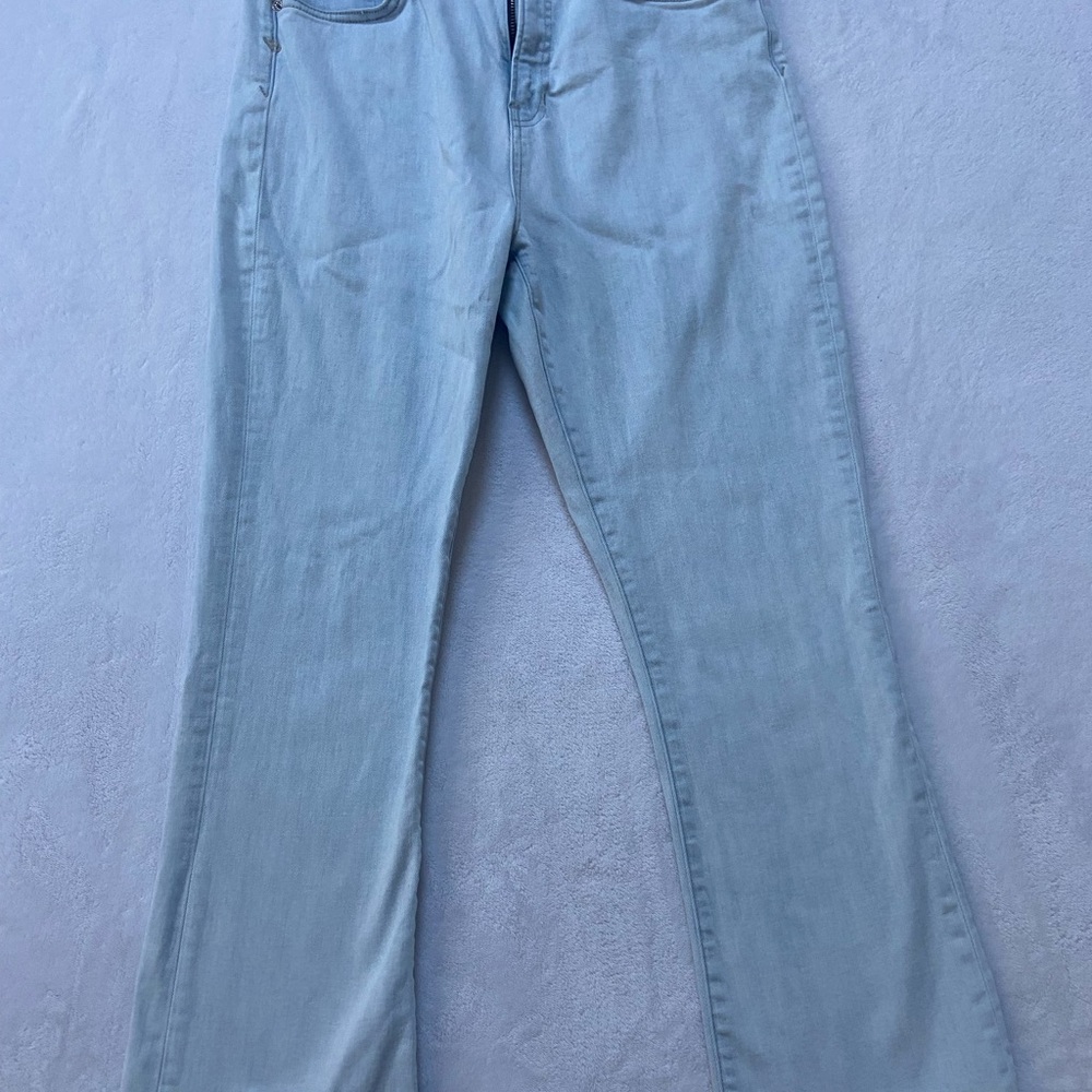 Veronica Beard Light Blue Straight Leg Jeans